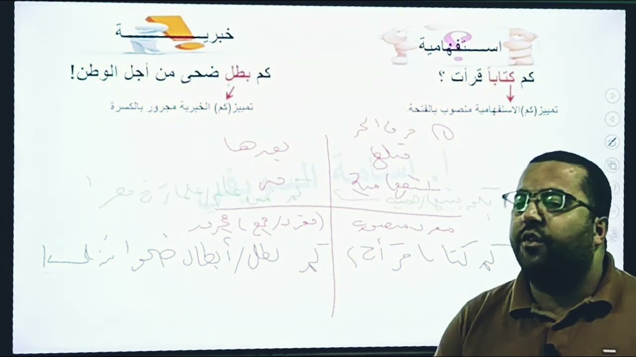 كم الخبرية والاستفهامية،،2ع،،3ث