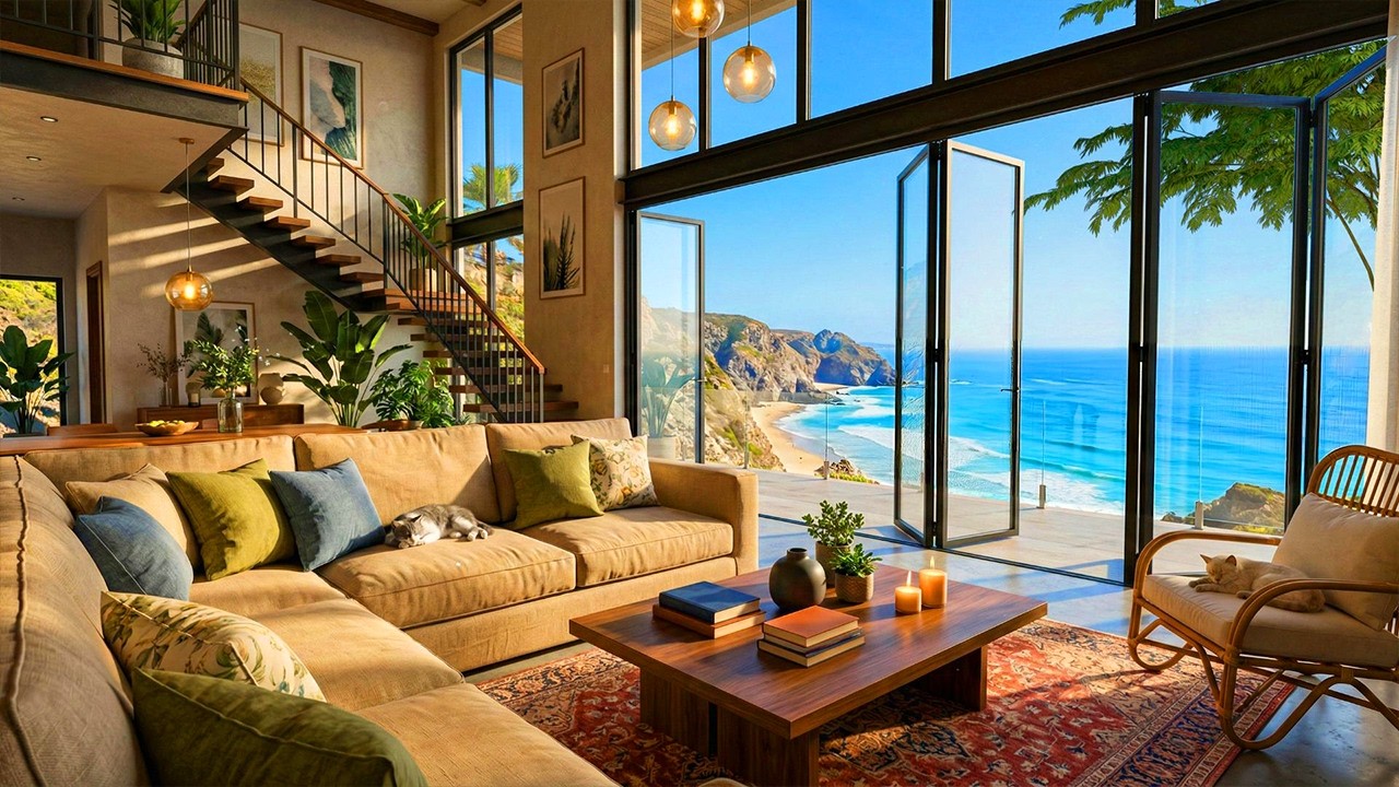 Let the Ocean in Your Mind with Gentle Jazz | Sounds for Deep Relaxation, Stress Relief