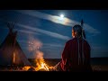 Native American Traditional Music - Under the Moon | Flute, Drums &amp; Night Spirit