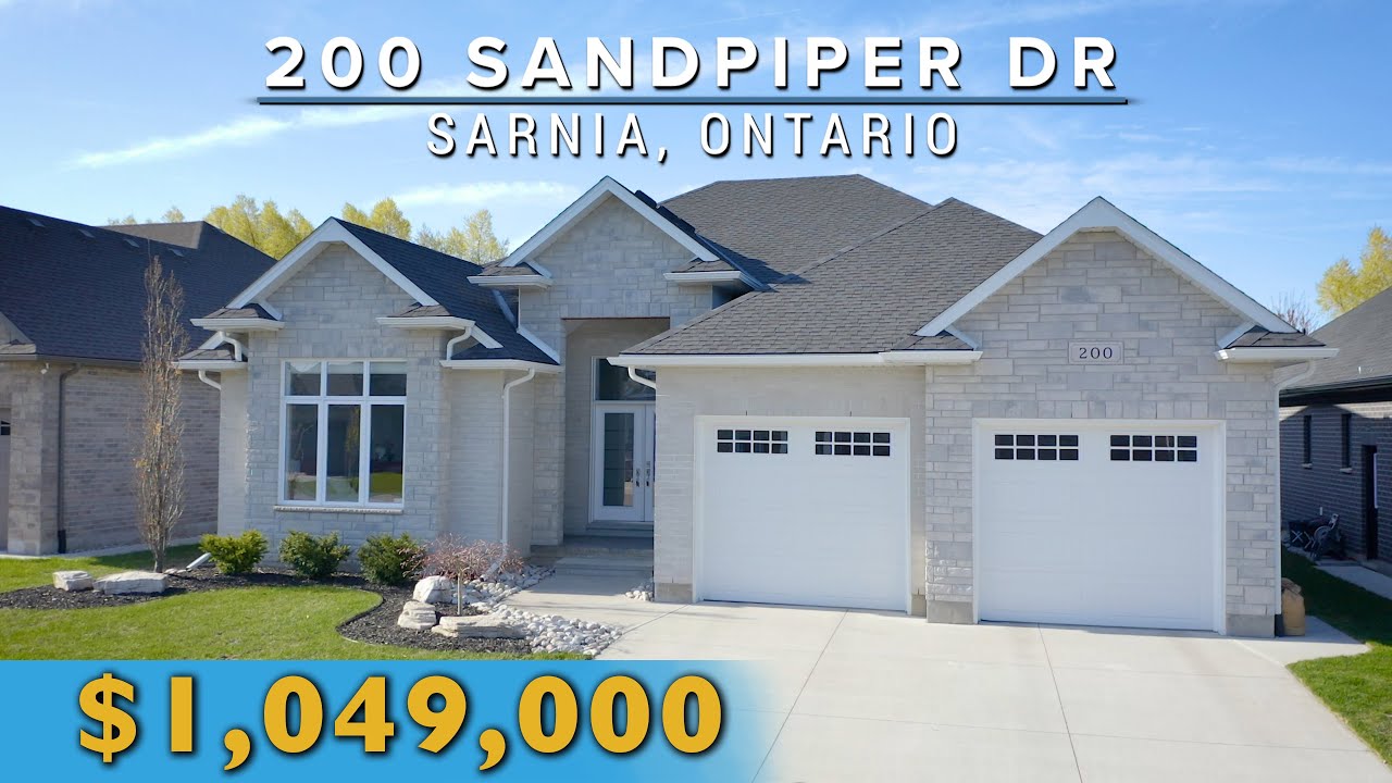 Sarnia Real Estate 200 Sandpiper Drive YouTube