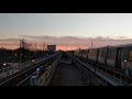 Southbound Sunset MARTA train
