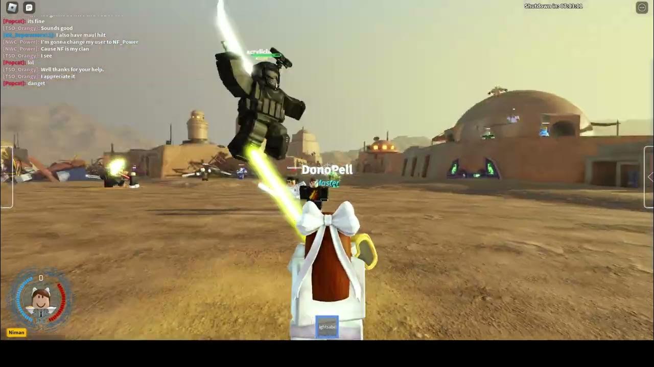 Lightsaber Arena Gameplay (featuring SkyrimKoB (for part)) YouTube