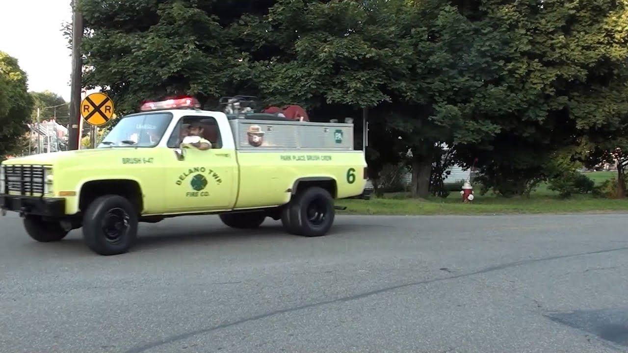 Fire Truck Apparatus Parade, Delano Fire Company, Delano, 8-9-2014