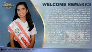 COMPLETION RITES SY 2021-2022 | BUGTONG NHS