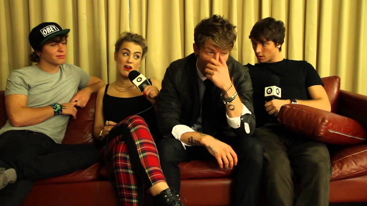 Emblem 3's Drew Can't Help But Get Flirty With Our EntertainmentWise's Interviewer!