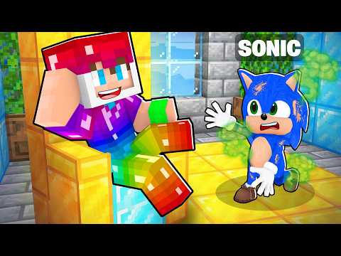 ENES AŞIRI GÜÇLÜ KRAL OLDU VE BEBEK SONİC'İ TROLLEDİ 😱 Minecraft