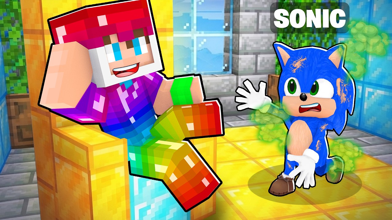 ENES AŞIRI GÜÇLÜ KRAL OLDU VE BEBEK SONİC'İ TROLLEDİ 😱 Minecraft