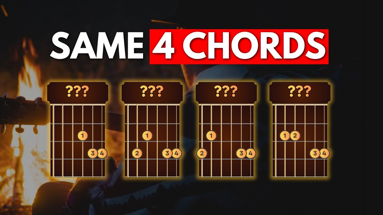 3 Campfire Songs You Can Learn with 4 Simple Chords (Anyone Can Play These)