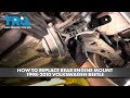 How to Replace Rear Engine Mount 1998-2010 Volkswagen Beetle