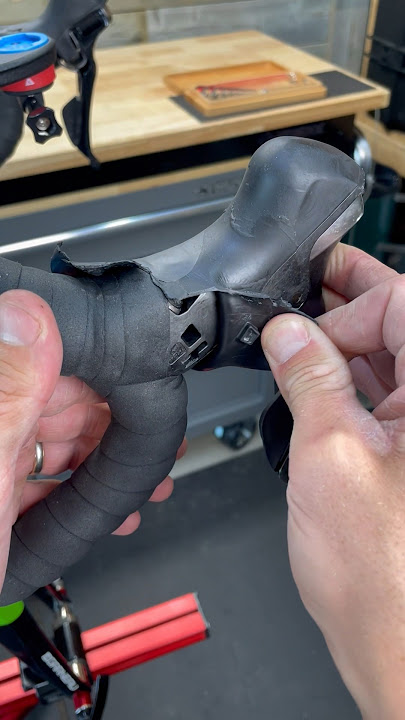 Simple method to replace road bike shifter covers