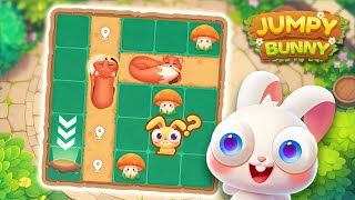 Jumpy Bunny: Checkers Puzzle Game Android Gameplay screenshot 4