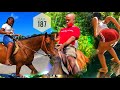 || a day in our life riding horse 🐎 || 6ix boss pull and surprise us 😱 must watch