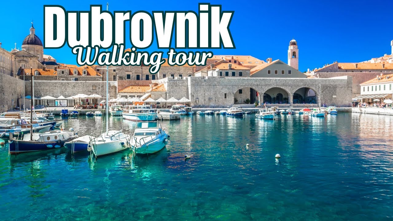 Dubrovnik 🇭🇷 City Walls Walking Tour | POV from Pile Gate to Lokrum Island