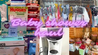 HUGE BABY SHOWER HAUL 2021 | WHAT I GOT AT MY BABY SHOWER