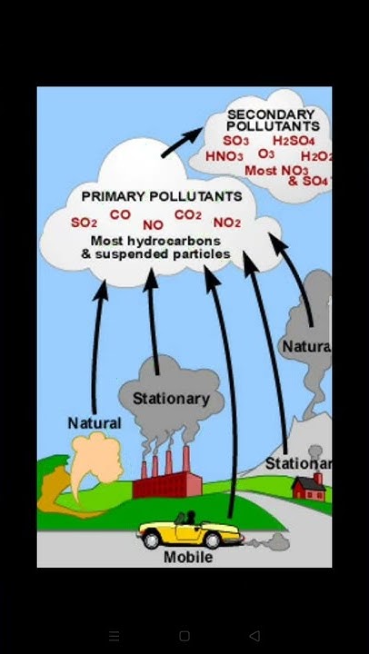 What are Primary And Secondary Pollutants ? Difference Between Primary ...
