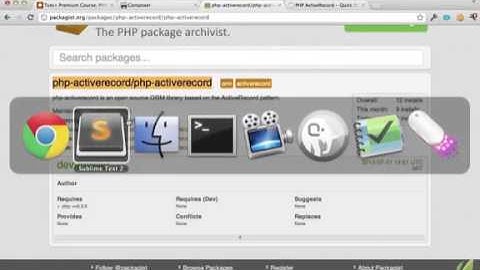 Php Tutorial   Composer and Active Record