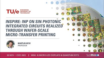 Eindhoven University of Technology | INSPIRE: InP on SiN photonic integrated circuits...