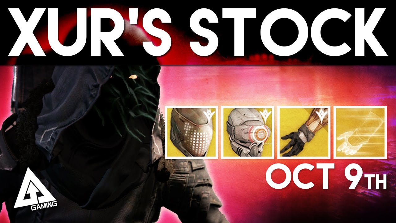 Destiny Xur October 9th - Location & Stat Roll Suggestions | Destiny The Taken King Exotics