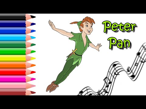How to Draw Walt Disney Cartoon Characters / Peter Pan