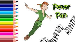 How to Draw Walt Disney Cartoon Characters / Peter Pan