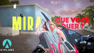 Como organizar treino de mira no aimlabs ?