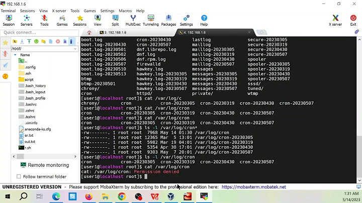 Linux Redhat lab:  Nice and Renice a Process & Configure a User Crontab File