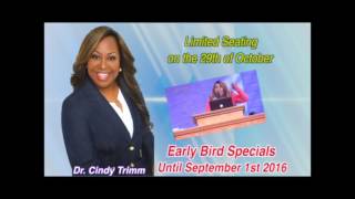 Dr Cindy Trimm Releasing the Destiny of nations spiritual warfare conference 2016