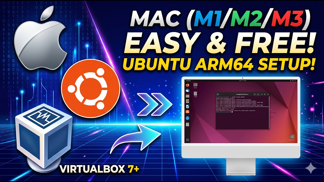 How to Install Ubuntu ARM64 on Mac with VirtualBox (Apple Silicon M1/M2 ...