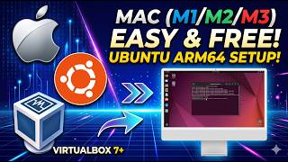 How to Install Ubuntu ARM64 on Mac with VirtualBox (Apple Silicon M1/M2/M3)
