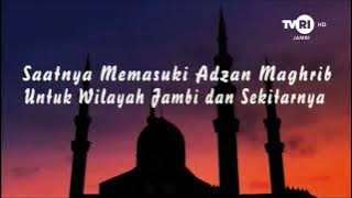 Azan from TVRI Jambi, Indonesia