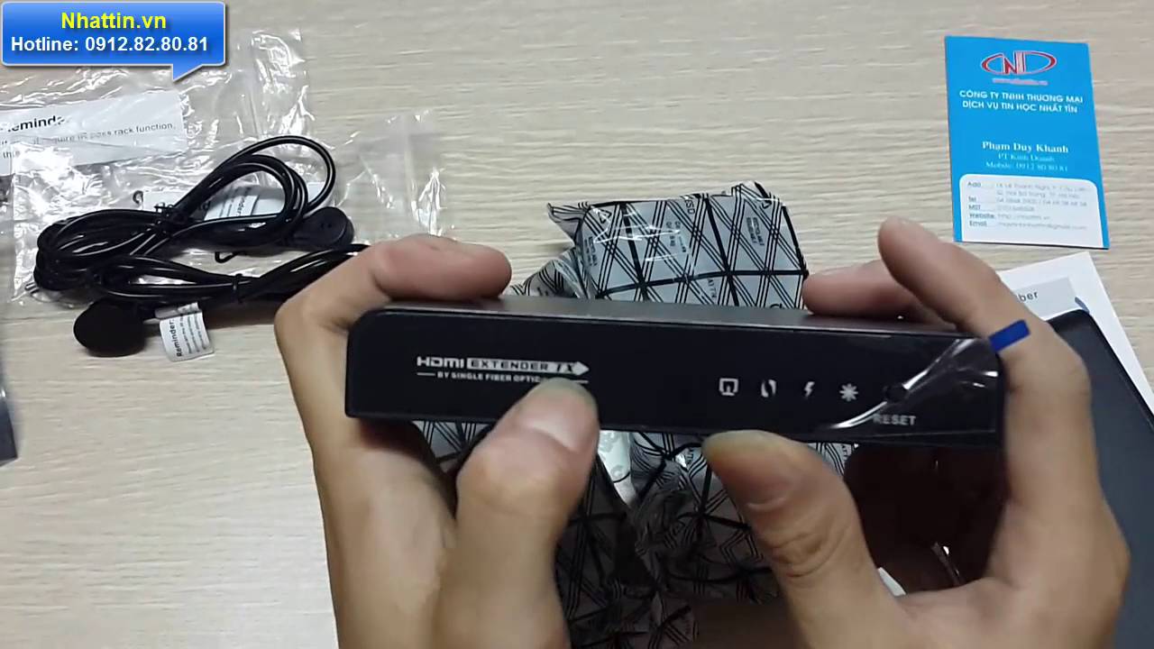 Giới thiệu Bộ khuếch đại HDMI Extender LKV378 qua sợi quang lên đến ...