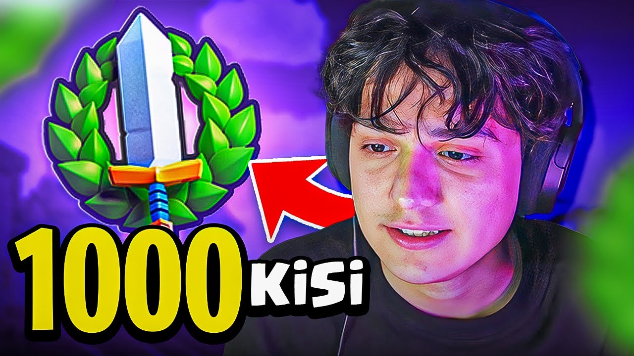 1000 KİŞİLİK TURNUVA AÇTIM