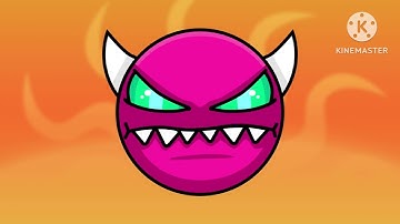 Geometry Dash Face (Version 4.5) The Demon Face (Kinemaster Remake)