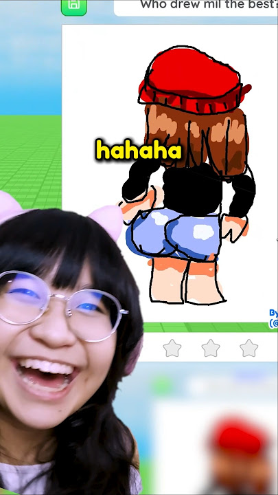 I CAN'T BELIEVE THEY DREW THIS!!! 😱🤣 #roblox #robloxdressup #shorts #funny