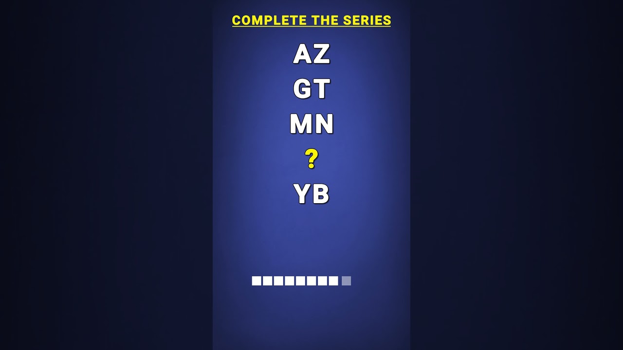 The Mind-Bending Alphabet Series Challenge: Are You Up for It?