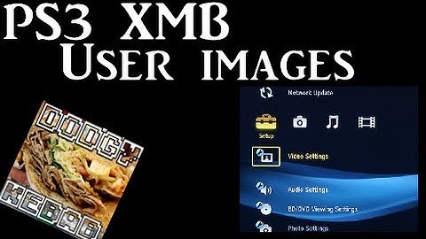 How to change the user images on PS3