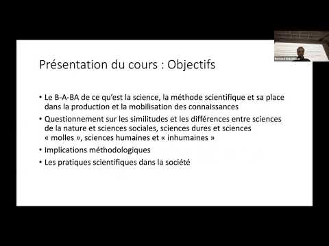 COURS - Introduction à la Démarche Scientifique 2021 - Séance 1