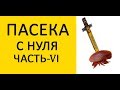 Пасека с нуля Часть 6. Ставим полоски ВАРОФЛУ. Убираем верхний корпус. УлейИн. www.uleyshop.com