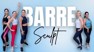 𝟯𝟬 𝗠𝗜𝗡 𝗕𝗔𝗥𝗥𝗘 𝗪𝗢𝗥𝗞𝗢𝗨𝗧 ⟩⟩ Sculpt Full Body ⟩⟩ Low Impact All Levels