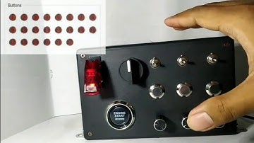 DIY Sim Racing Button Box with Rotary Encoder - Testing