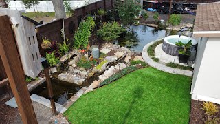 My 2 backyard Ponds and outdoor living space!