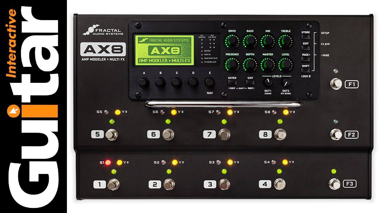 Fractal AX8 Multi Effects Pedal Review - YouTube