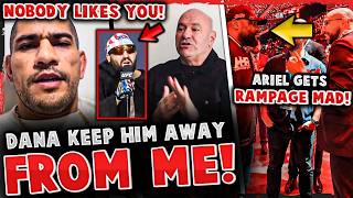 Alex Pereira GOES OFF on Josh Hokit + WANTS Dana White to KEEP HIM AWAY! Rampage GETS MAD at Ariel!