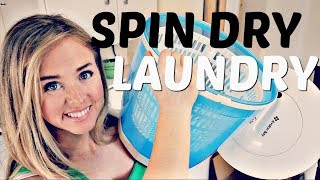 Frugal Off Grid or Apartment Laundry Spin Dryer Review