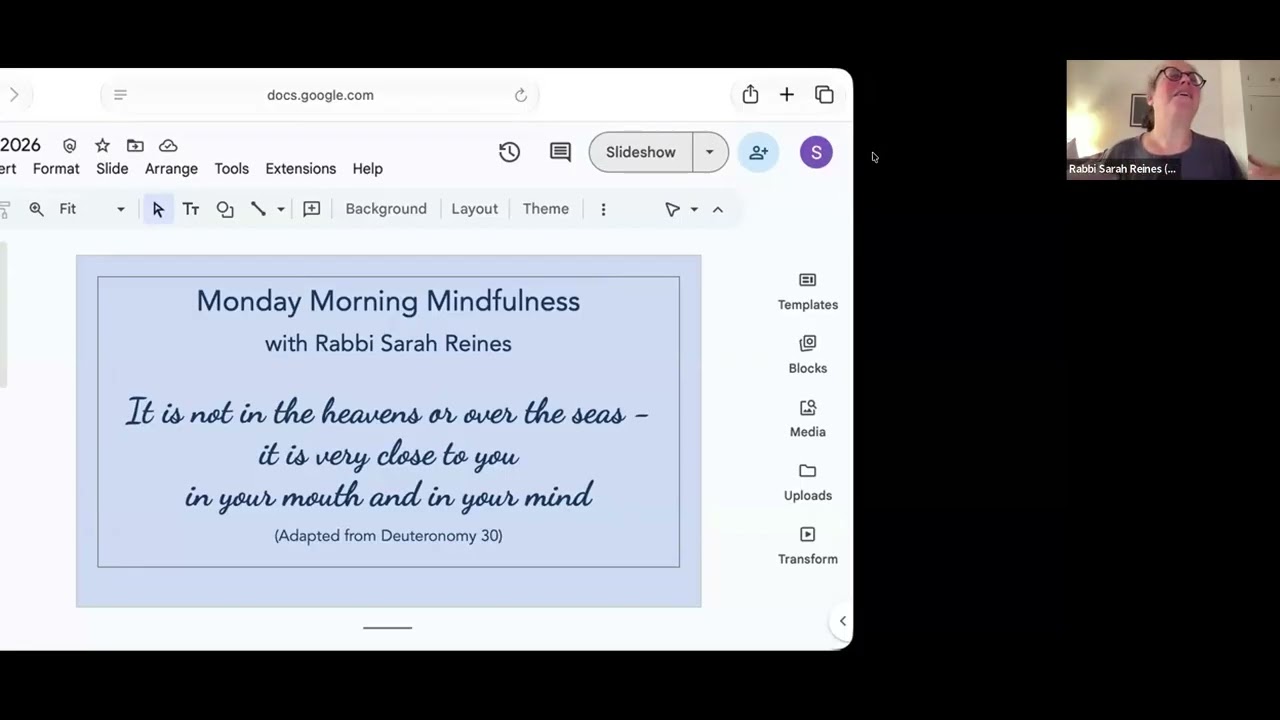Monday Morning Mindfulness: October 19, 2026