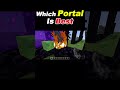 You’re Using the WRONG Nether Portal in Minecraft 😱 #minecraft #minecraftbuilding #shorts  #gaming
