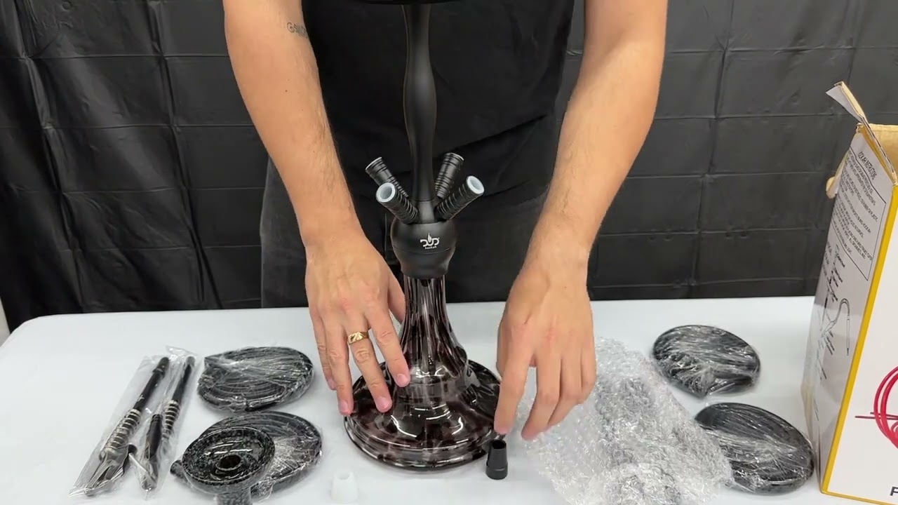 Hookah Party DUD 4 Hose Hookah Unboxing & Setup! 
