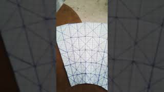 Conical crease pattern magicball