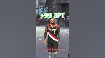 THIS DAME BUILD w/ 99 3PT AND 89 DRIVING IS INSANE on NBA 2K25
