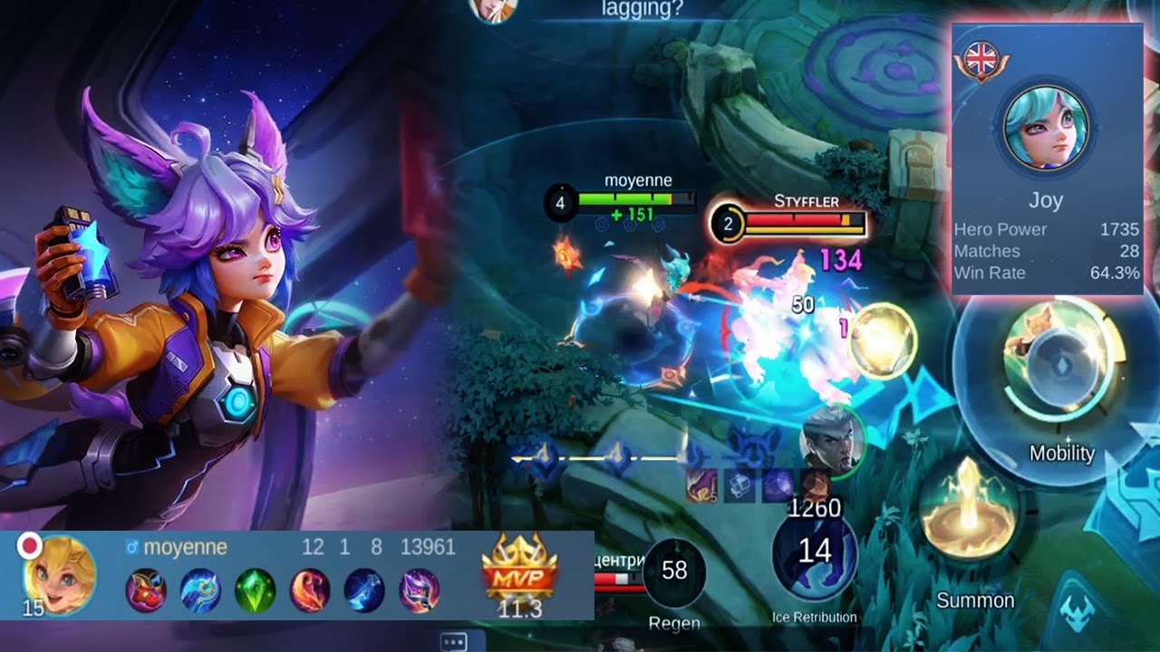 How to play JOY like a PRO!! Zero mistakes perfect rotation game || JOY MLBB